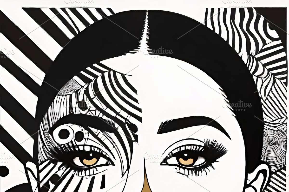 “Graphic Goddess Portraits” bundle, an Illustration by ETARA by Mea Hau (Photo 2 of 6)