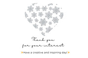 Silver Snowflakes Seamless, an Illustration by Mashimara (Thumbnail 5 of 5)