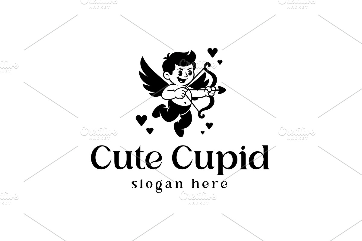 Cute Cupid Logo, a Branding & Logo Template by Pixes (Photo 3 of 3)