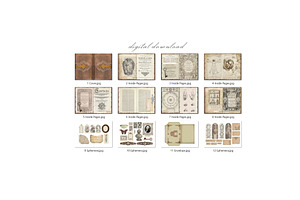 Light Academia Scrapbook Kit