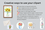 Vibrant Flower Vase Clipart Bundle, an Object Graphic by Daffodil Dream Studio (Thumbnail 3 of 3)