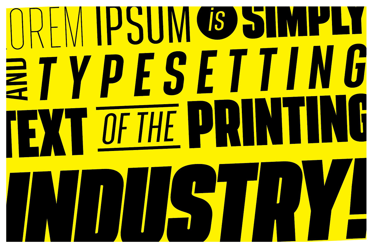 SeBlack Sans Serif Font family preview 6