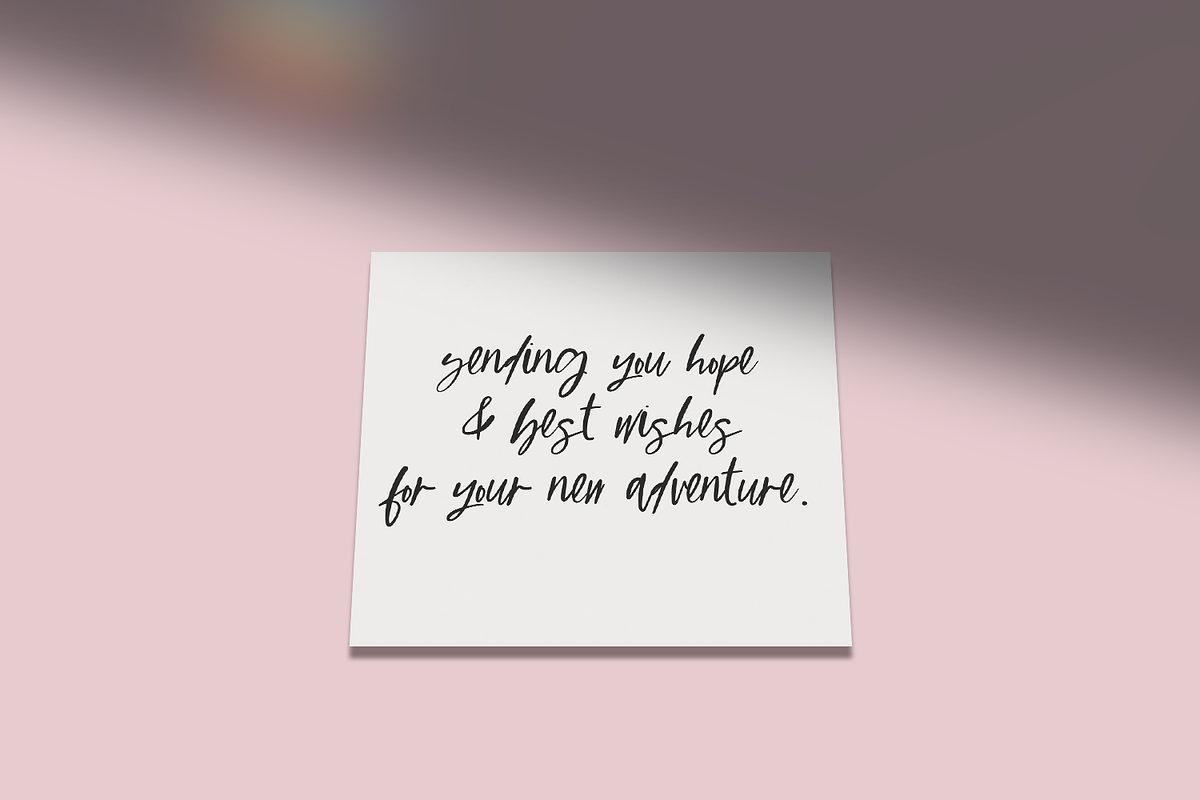 Figmented Script, a Script Font by Beck McCormick (Photo 3 of 10)