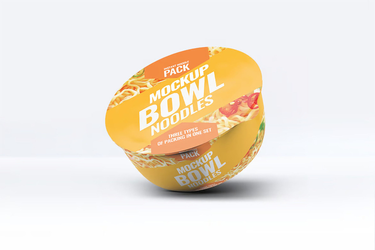 Instant Food Packages Mock-Up Bundle, a Packaging Mockup by DesignRushMarket (Photo 9 of 9)