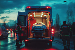 Emergency Response: Ambulance at Dus, a Health & Medical Photo by Pixeness Studio