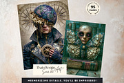 Surreal Portraits Digital Paper Set, a Decorative Illustration by ThatsDesignArt (Thumbnail 12 of 15)