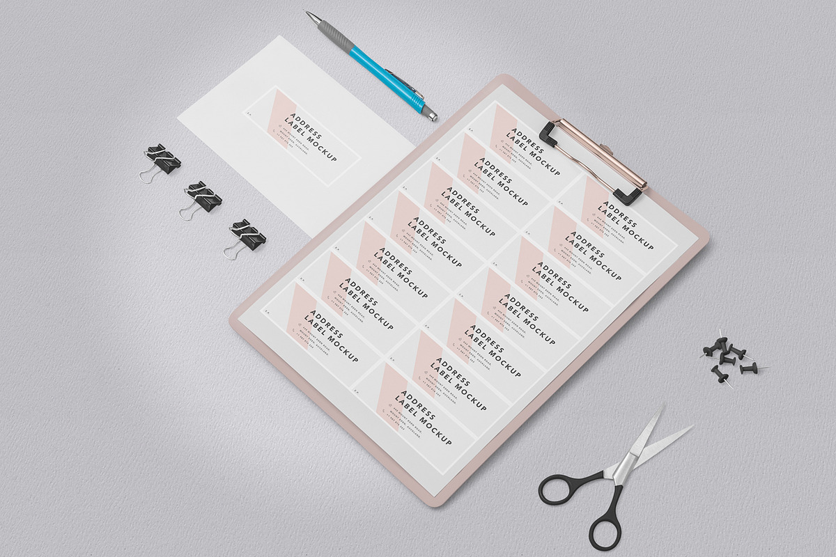Wedding Address Label Mockups, a Stationery Template by ZippyPixels (Photo 4 of 4)