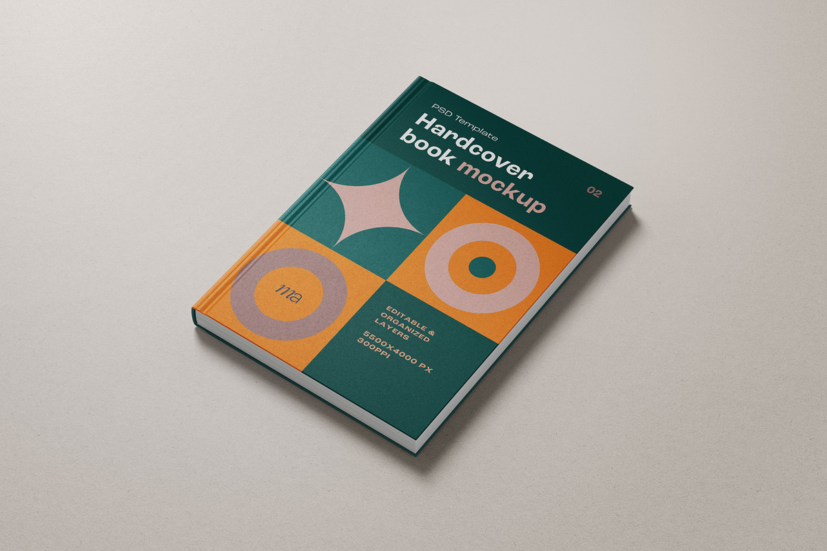 Hardcover Mockup Set, a Print Template by mockupatelier (Photo 13 of 13)