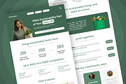 Greenlyst Eco Habit Tracker Landing, a Landing Page Template by productype1 (Thumbnail 3 of 5)