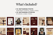 Luxury Hair Instagram Templates, a Social Media Template by Anna Design Studio (Thumbnail 2 of 9)