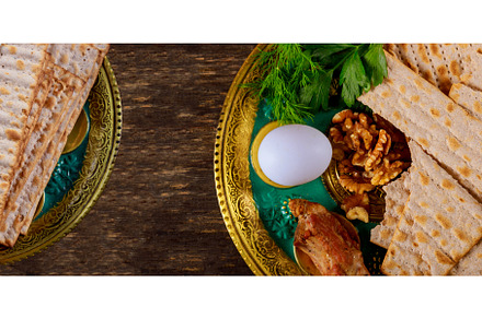 Jewish holiday passover matzot with, a Holiday Photo by Ungvar Studio