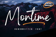 Montime, a Handwritten Font by Lucky Type (Thumbnail 1 of 14)