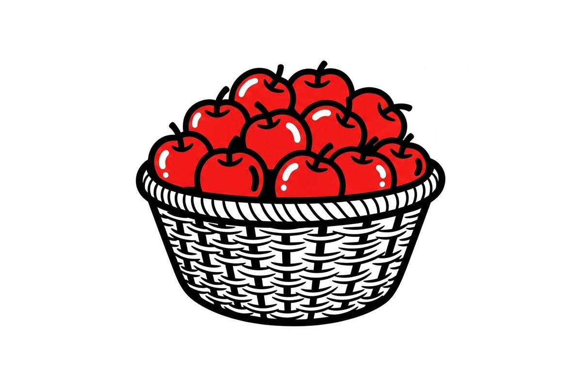 50 Woven Basket Vector Bundle, an Illustration by Designs_River (Photo 36 of 51)