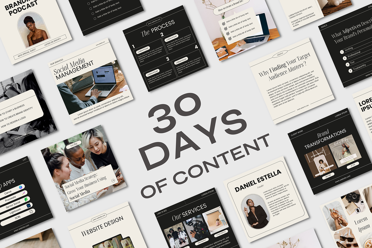 Luxor Agency Social Media Template, a Social Media Template by Artfullyours (Photo 8 of 11)