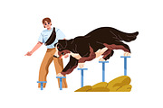 Dogs' obedience training set, an Animal Illustration by PaperTrident (Thumbnail 3 of 13)
