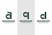 Letters AC QC DC Shovel Simple Logo, a Branding & Logo Template by Pray Art Design Studio (Thumbnail 1 of 2)