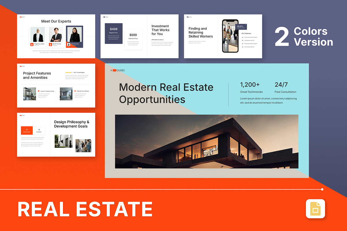 Real Estate Google Slides, a Presentation Template by Antstheme (Photo 1 of 4)