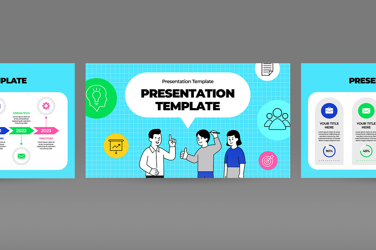 Business Plan PowerPoint Template, a Presentation Template by CreativeUP (Photo 2 of 6)