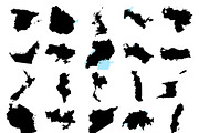 192 World Countries Maps, an Animal Illustration by Character (Thumbnail 5 of 6)