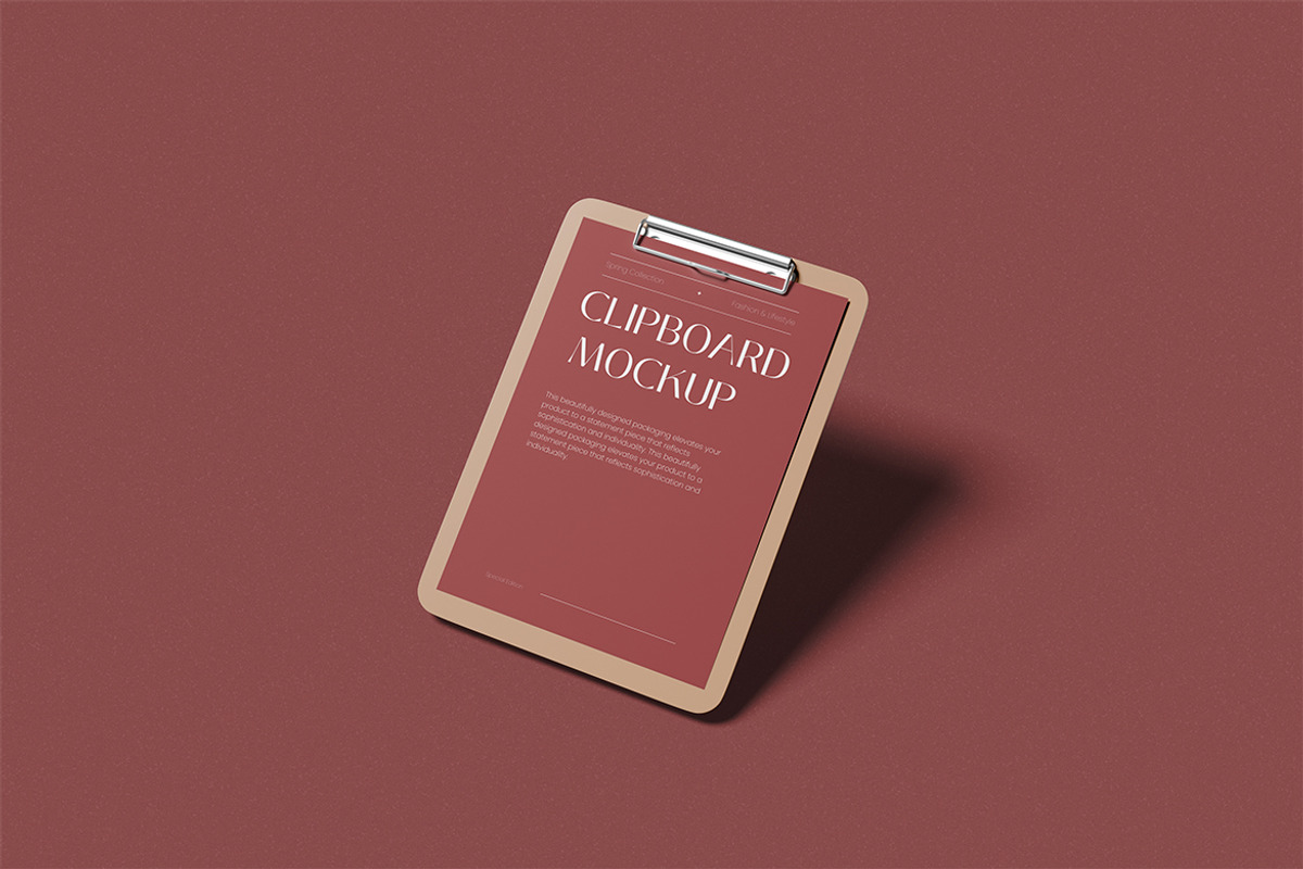 Clipboard Mockup, an Advertising Mockup by Pikachudesign (Photo 4 of 5)