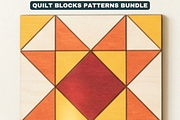 Geometric Barn Quilt Block Patterns, a Pattern Graphic by AtacanDigital (Thumbnail 19 of 19)