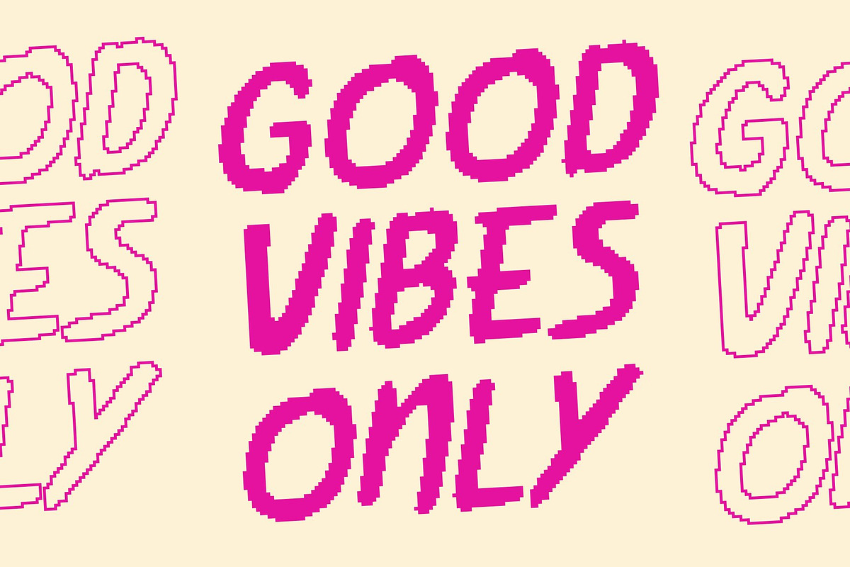 CS Mellow Pixel, a Handwritten Font by Craft Supply Co. (Photo 3 of 8)