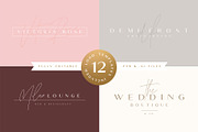 The Amoret Font Duo + 12 Logos, a Sans Serif Font by Sam Parrett (Thumbnail 2 of 12)