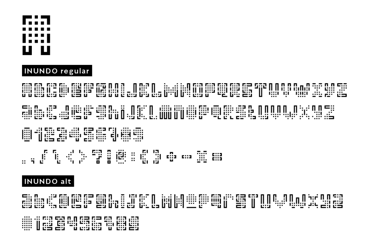 INUNDO FONT preview 2