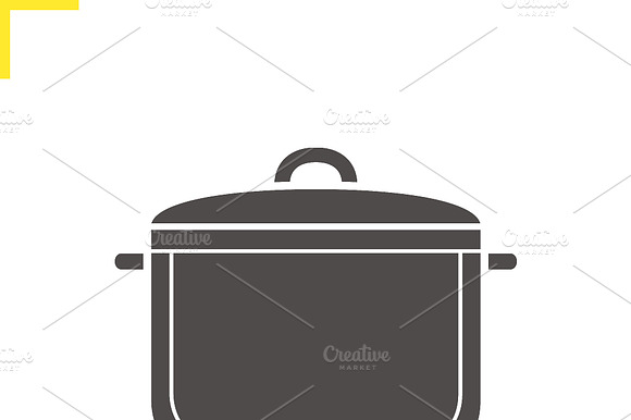 Pot Icon. Vector