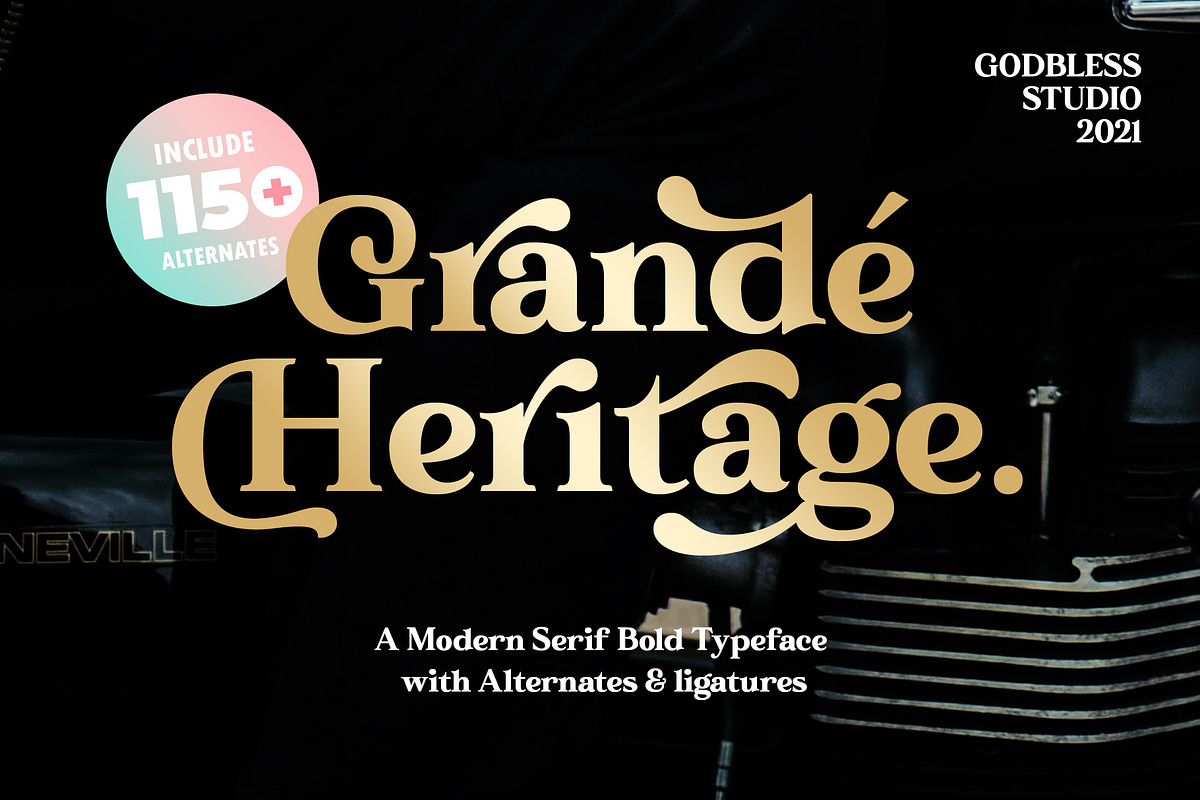 Grande Heritage, a Serif Font by Godbless Studio (Photo 19 of 19)
