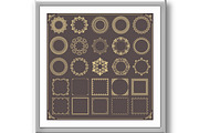 Vintage Big Set of Round Patterns, a Decorative Illustration by FineArtStudio (Thumbnail 3 of 3)