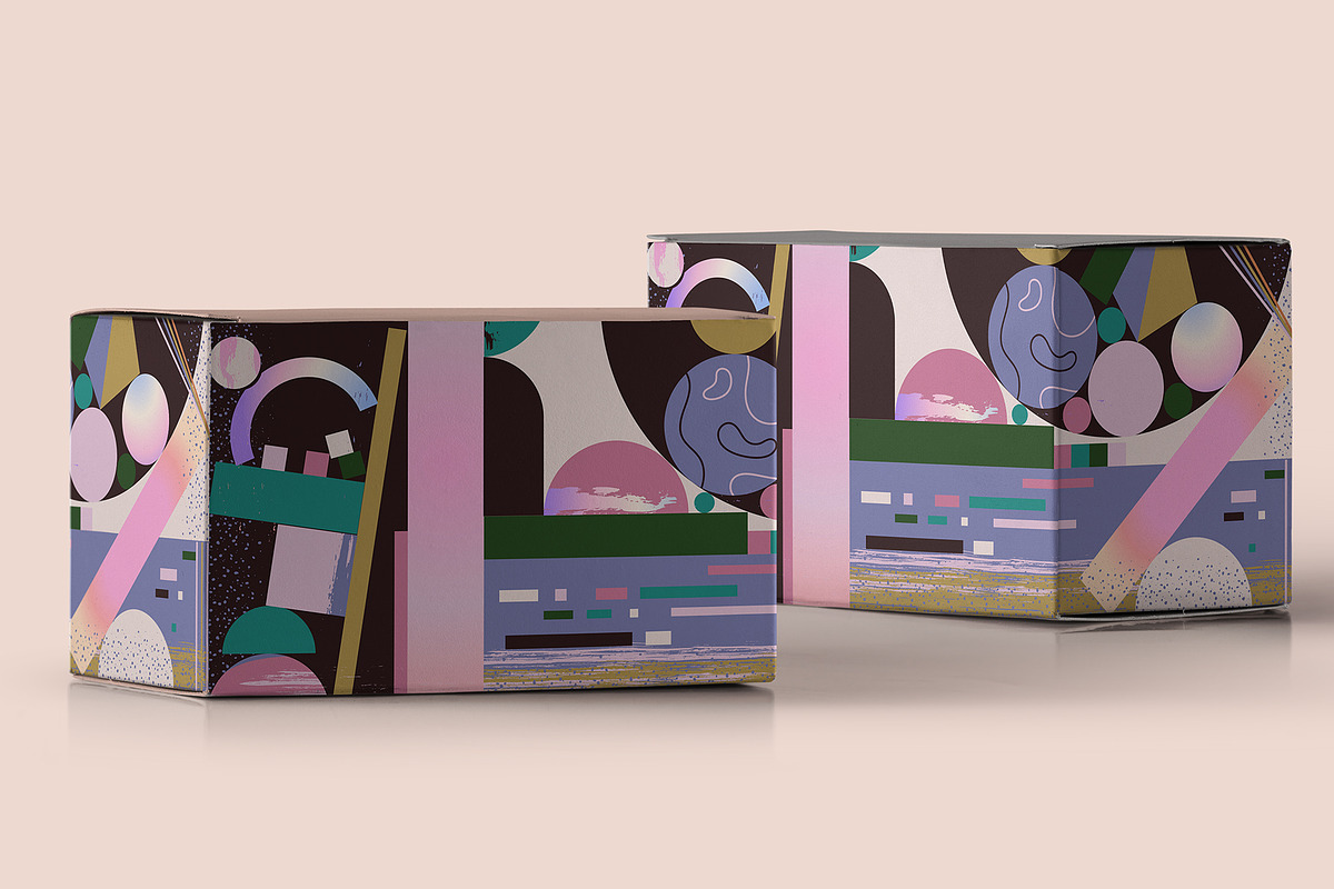 Vector Abstract Composition, an Illustration by OLLYSWEATSHIRT DSGN INC. (Photo 2 of 4)