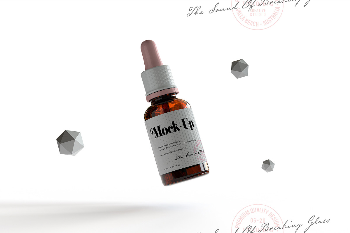 Dropper Bottle & Box Mock-Up BUNDLE, a Cups & Container Mockup by TSOBG (Photo 15 of 35)