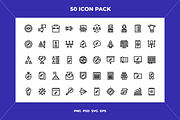 Task and project management icons, an Outline Icon by Wencory (Thumbnail 1 of 2)