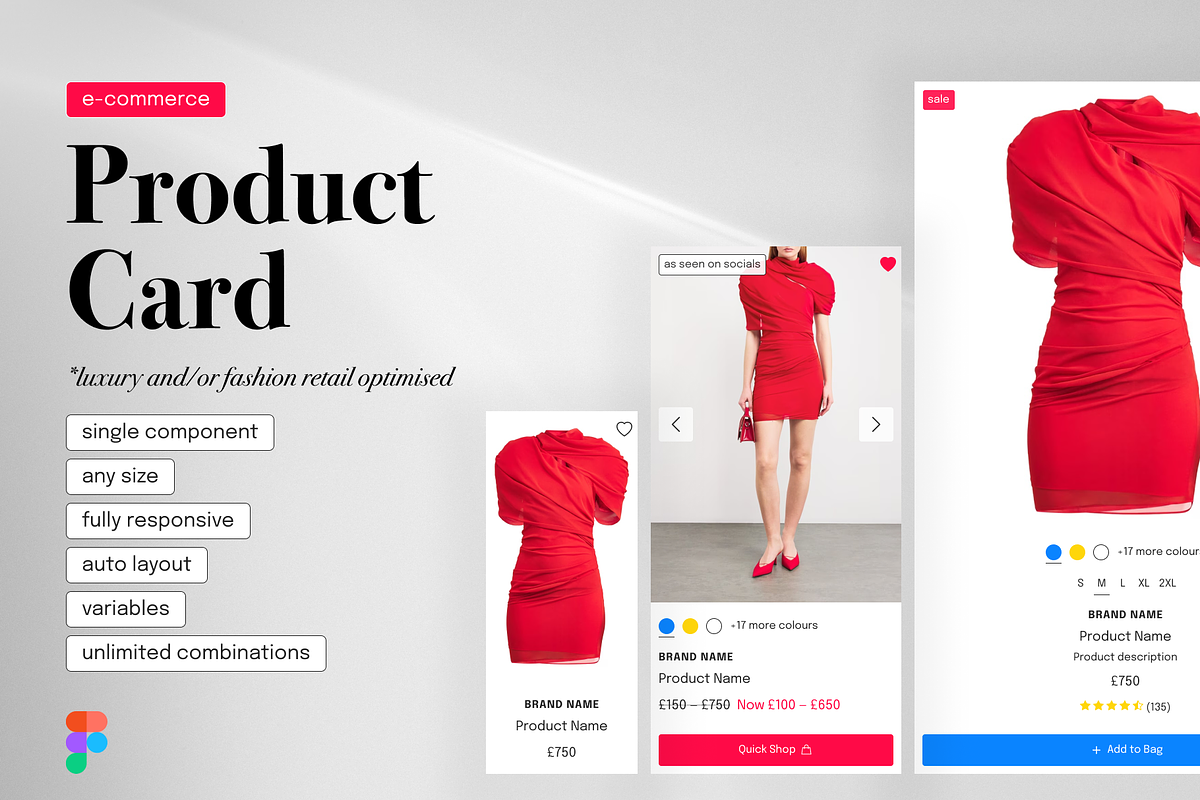 Luxury Retail Product Card UI Kit, an UI Kit Template by Sasha Lantukh (Photo 1 of 5)