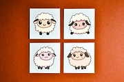 20 Cute Sheep Lamb Farm Character, an Animal Illustration by jongcreative (Thumbnail 5 of 7)
