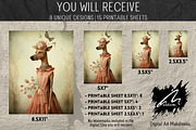Whimsical Surreal Dog Portrait, an Animal Illustration by Digital Art Mahdiseño (Thumbnail 2 of 9)