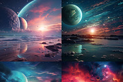 537 Midjourney Prompts for Sci-fi, a Technology Illustration by Sevenstyles (Thumbnail 12 of 13)