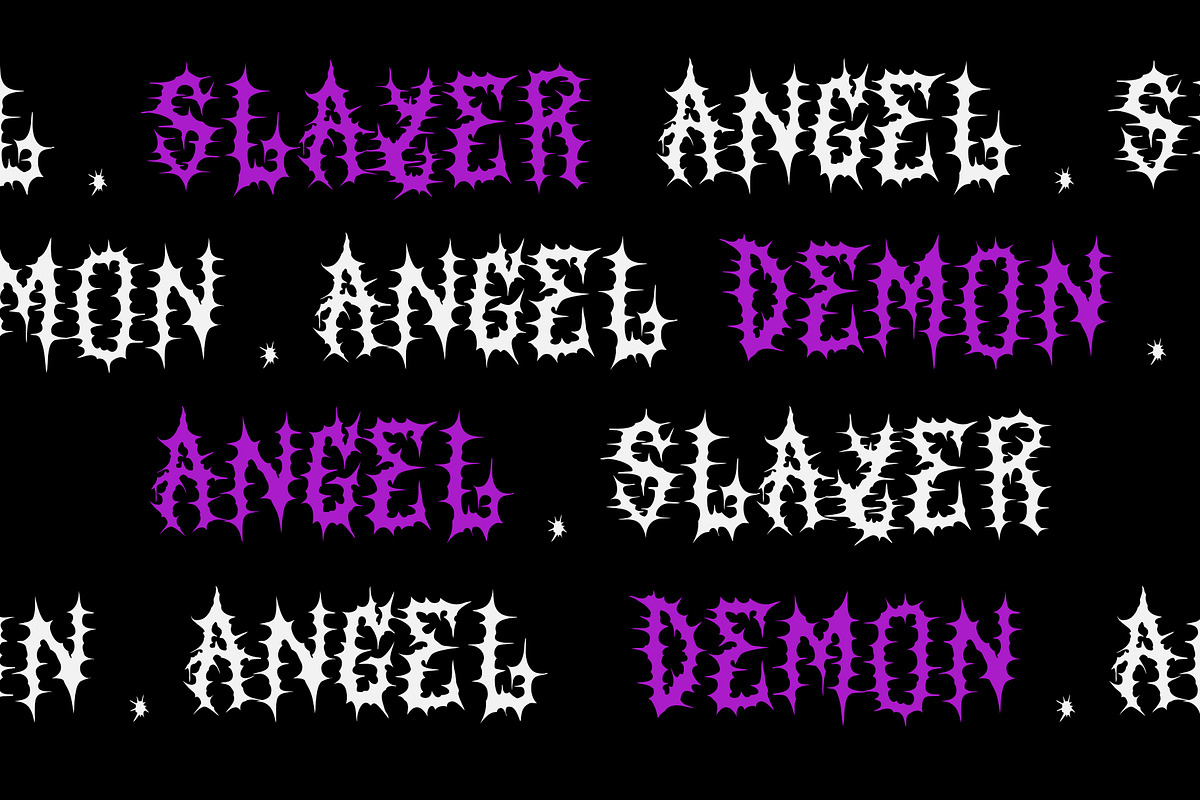 SONTEN Modern Blackletter Metal, a Blackletter Font by dansdesign (Photo 4 of 12)