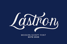 Lastron – Modern Elegant Script Font