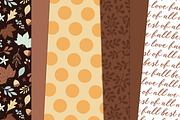 Seamless Fall Digital Bundle, a Pattern Graphic by Paper Starr Studio (Thumbnail 4 of 6)