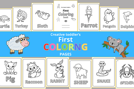 The Creative Toddlers First Coloring