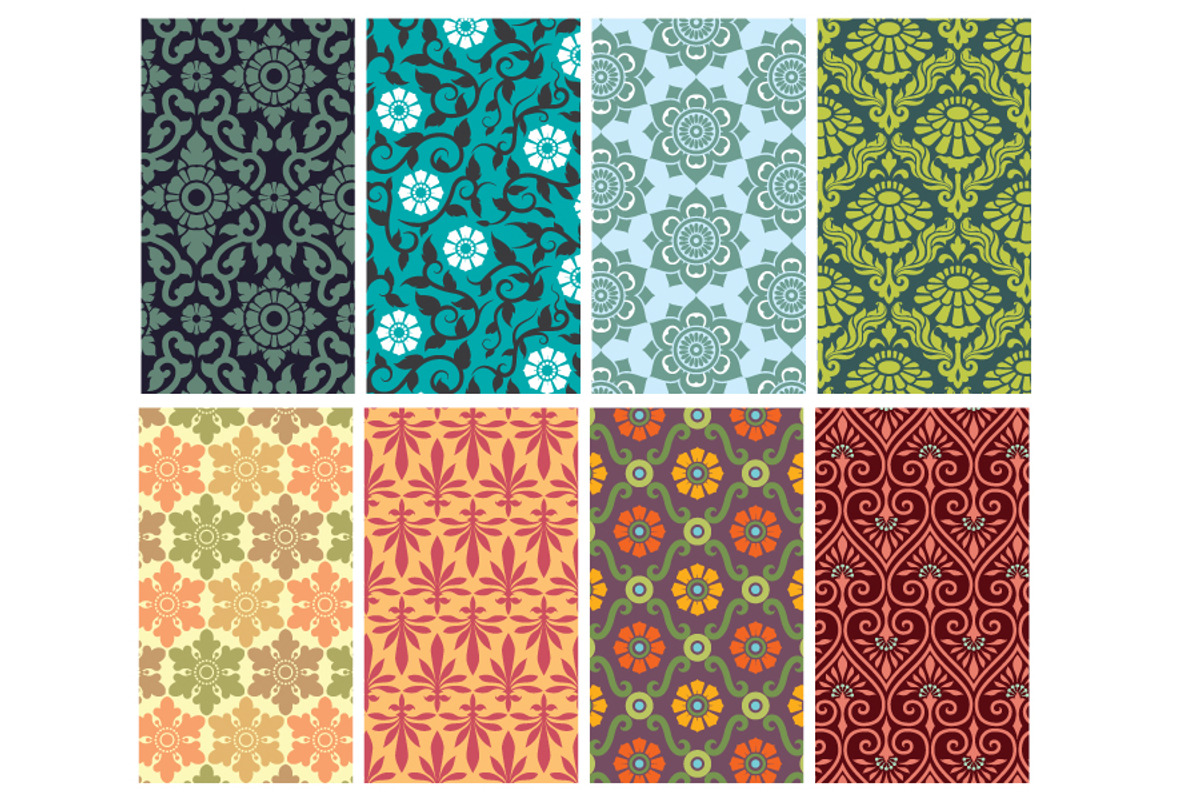 floral pattern set 2