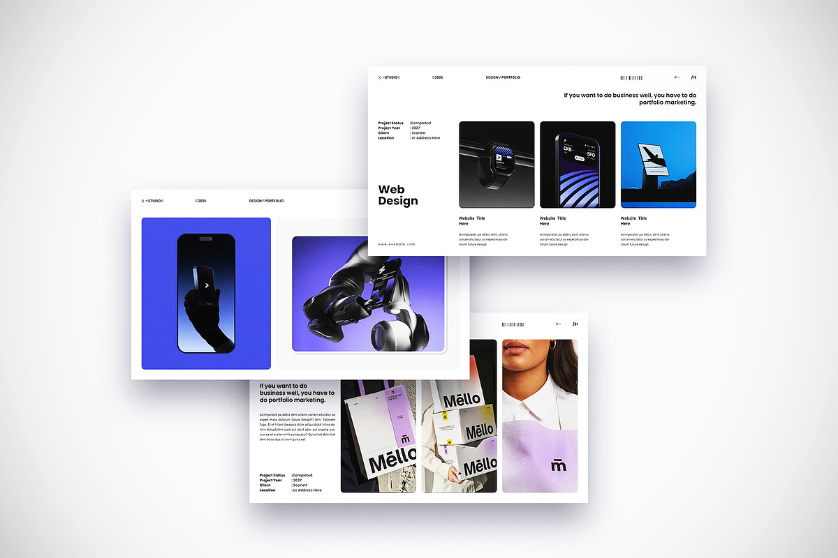 Minimal Design Portfolio Template, a Presentation Template by Studio Monova (Photo 14 of 19)
