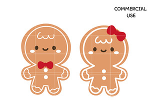 Christmas Gingerbread Cookies SVG