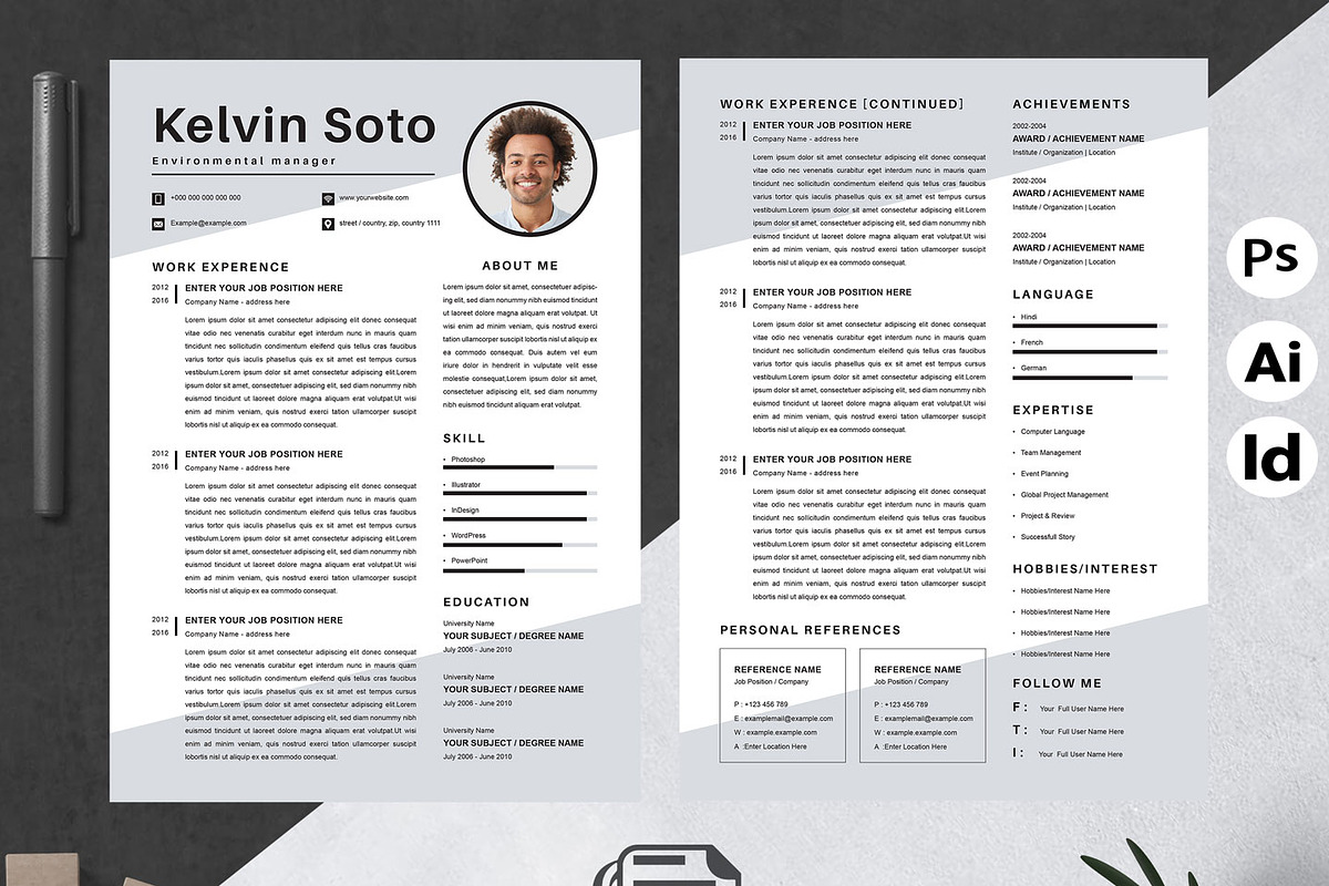 Minimalist Resume 2023, a Resume Template by Attractive Resume (Photo 2 of 3)