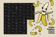 Retro Groovy Procreate Stamp Pack, a Brush Add-On by Pencil Twist (Thumbnail 7 of 11)