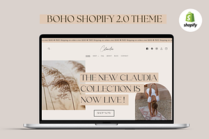 Claudia - Boho Shopify Theme