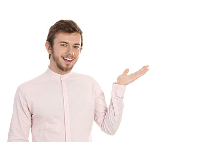 Concept of people, young man isolated on white background, a Person Photo by AtlasStudio PRO