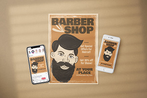 Barber Shop - Flyer Media Kit